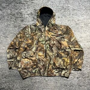 Scent Blocker Plus Bug Lite Camo Jacket Mens XL Full Zip Camouflage Outdoor